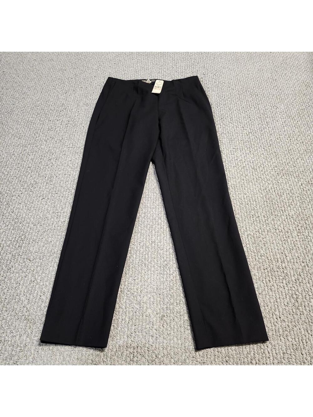 Tommy Bahama Women's Black Tropical Stretch Wool Blend Pants Size 2 NWT